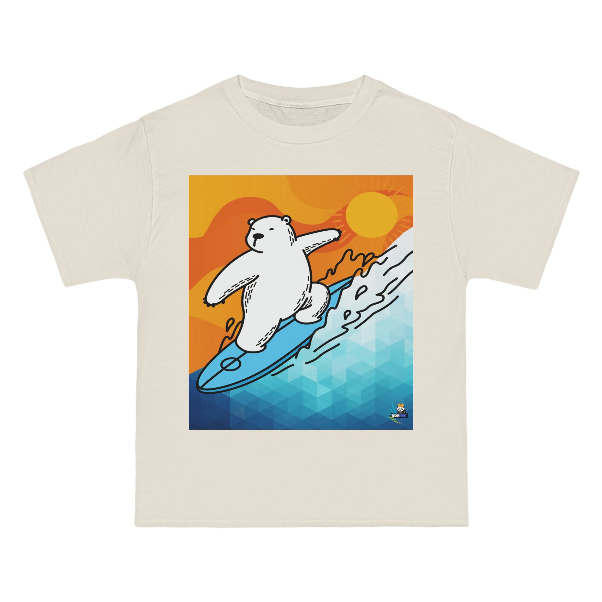 Polar Bear Surfer Sunset Edition Heavyweight Tee