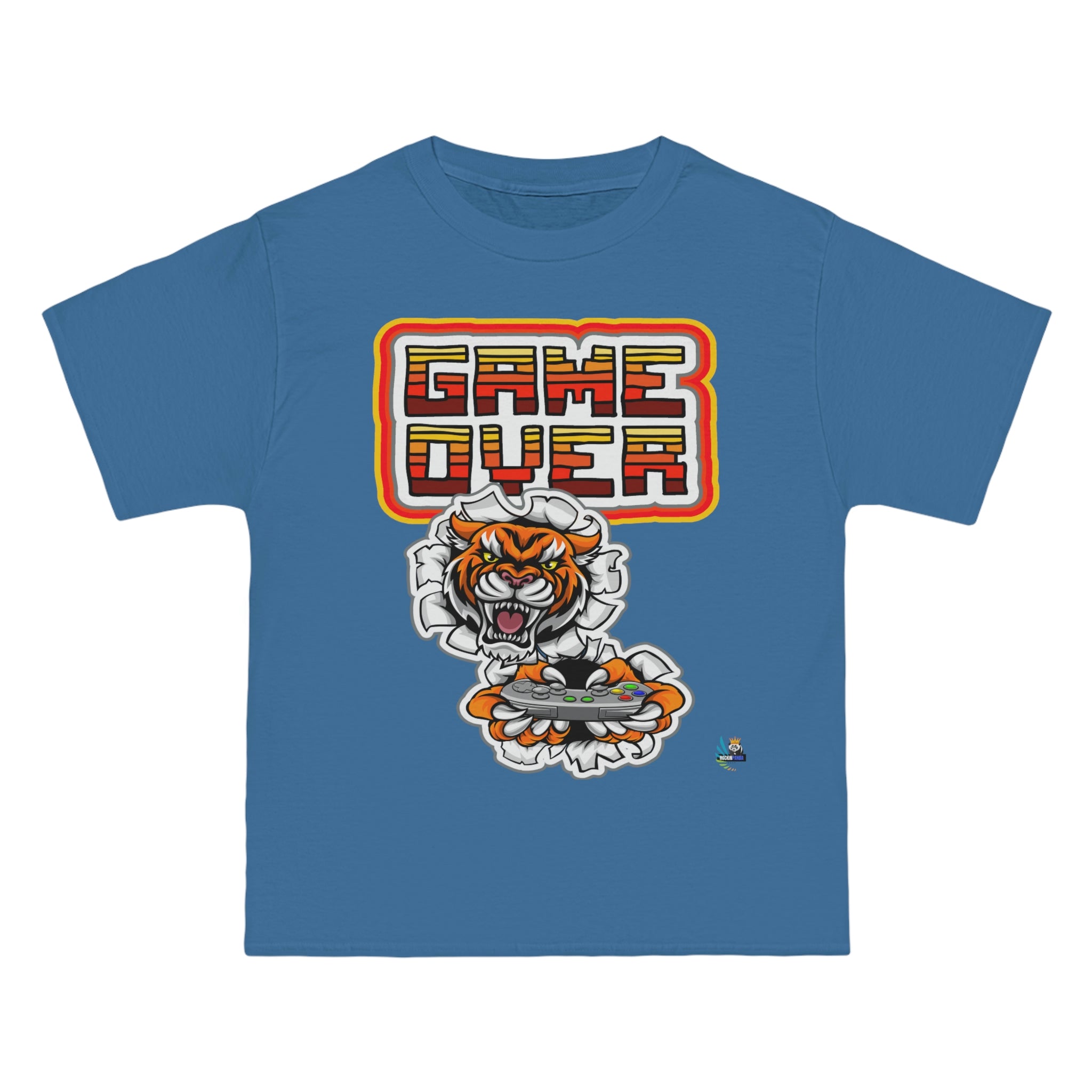 Game Over Tiger Edition Heavyweight Unisex Gaming Tee