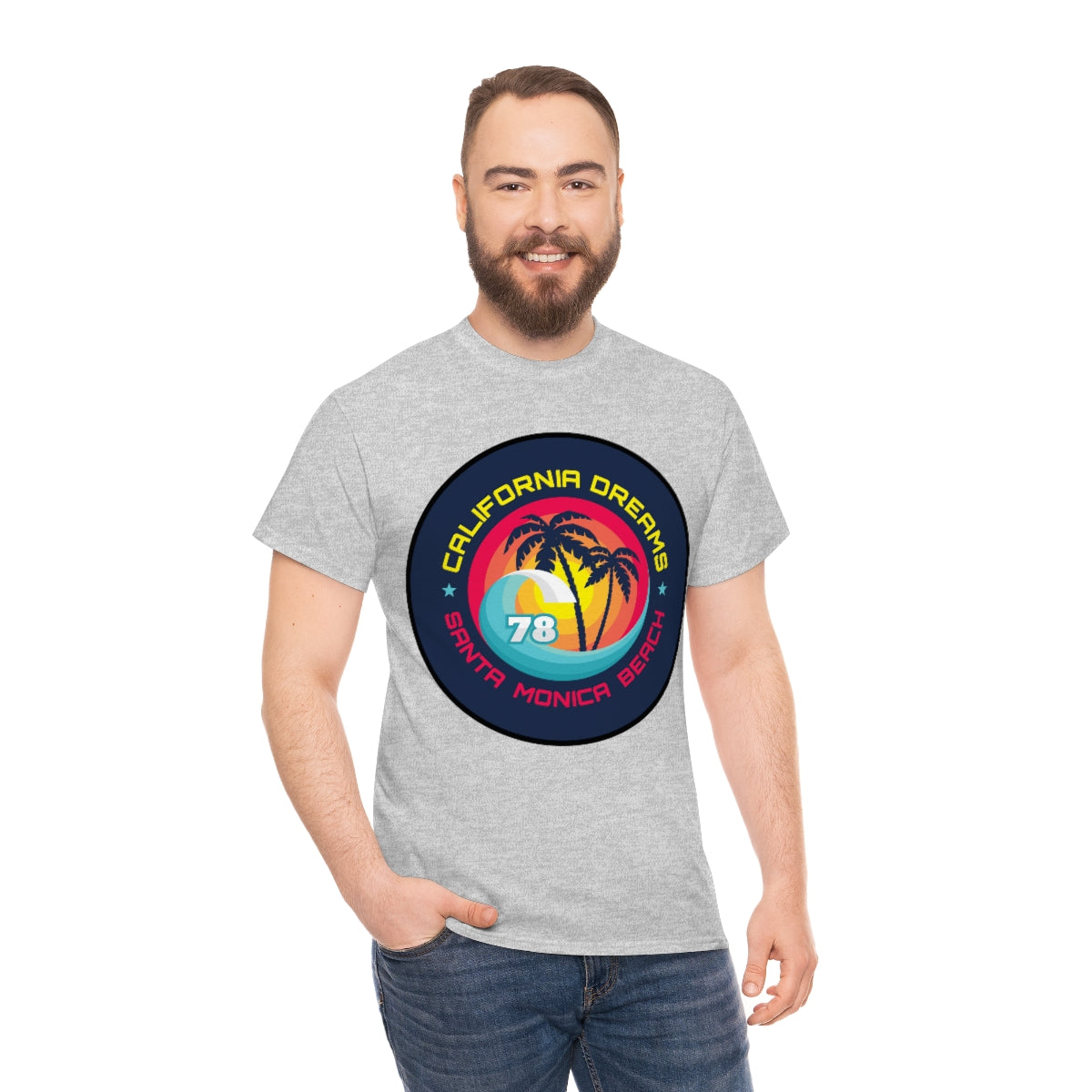 surf santa monica vintage 78 heavyweight tee