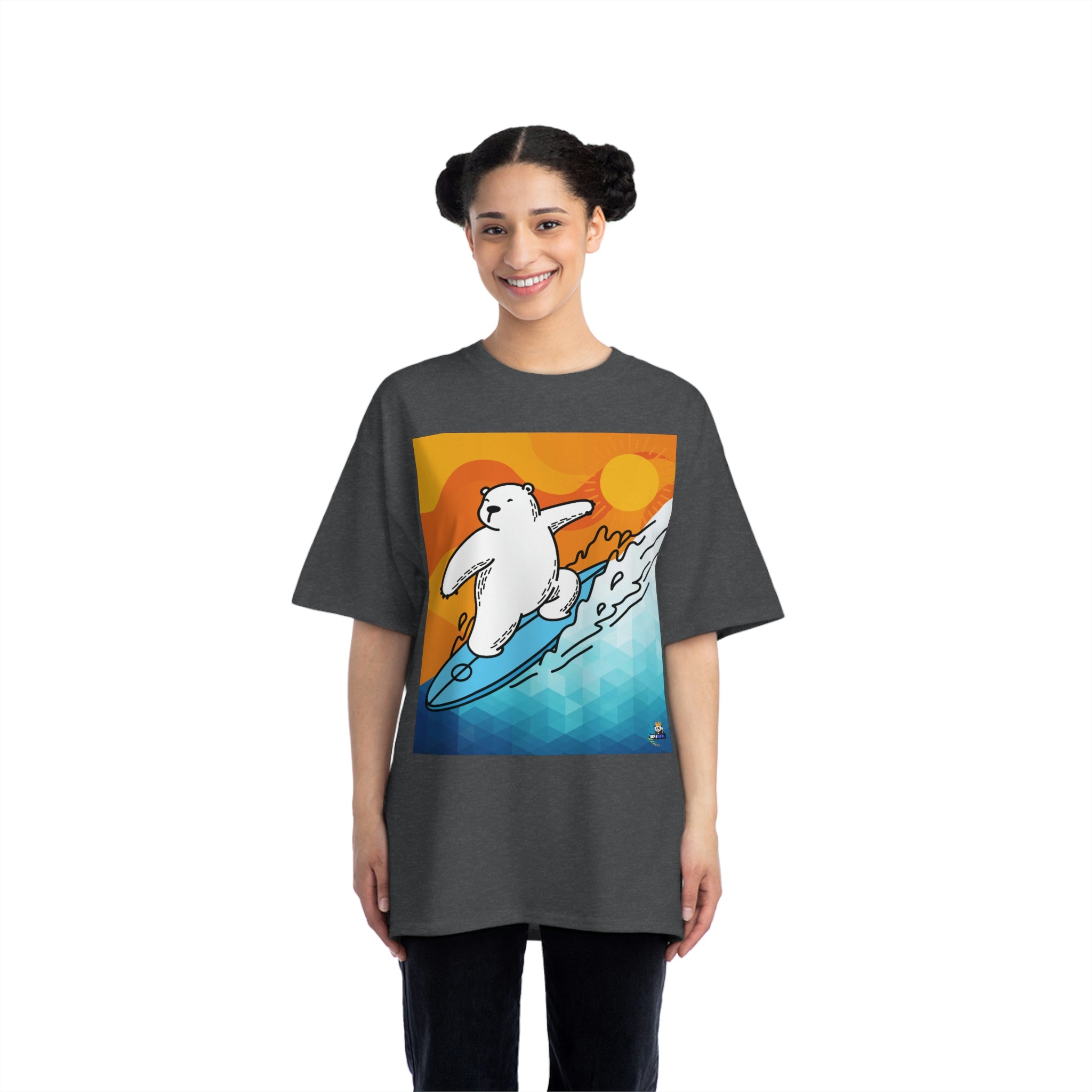 Polar Bear Surfer Sunset Edition Heavyweight Tee