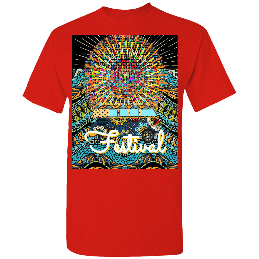 festival wanderlust - black edition tee