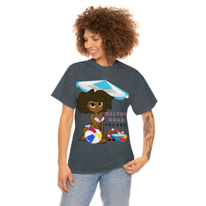 hilton head island surfer girl heavyweight tee