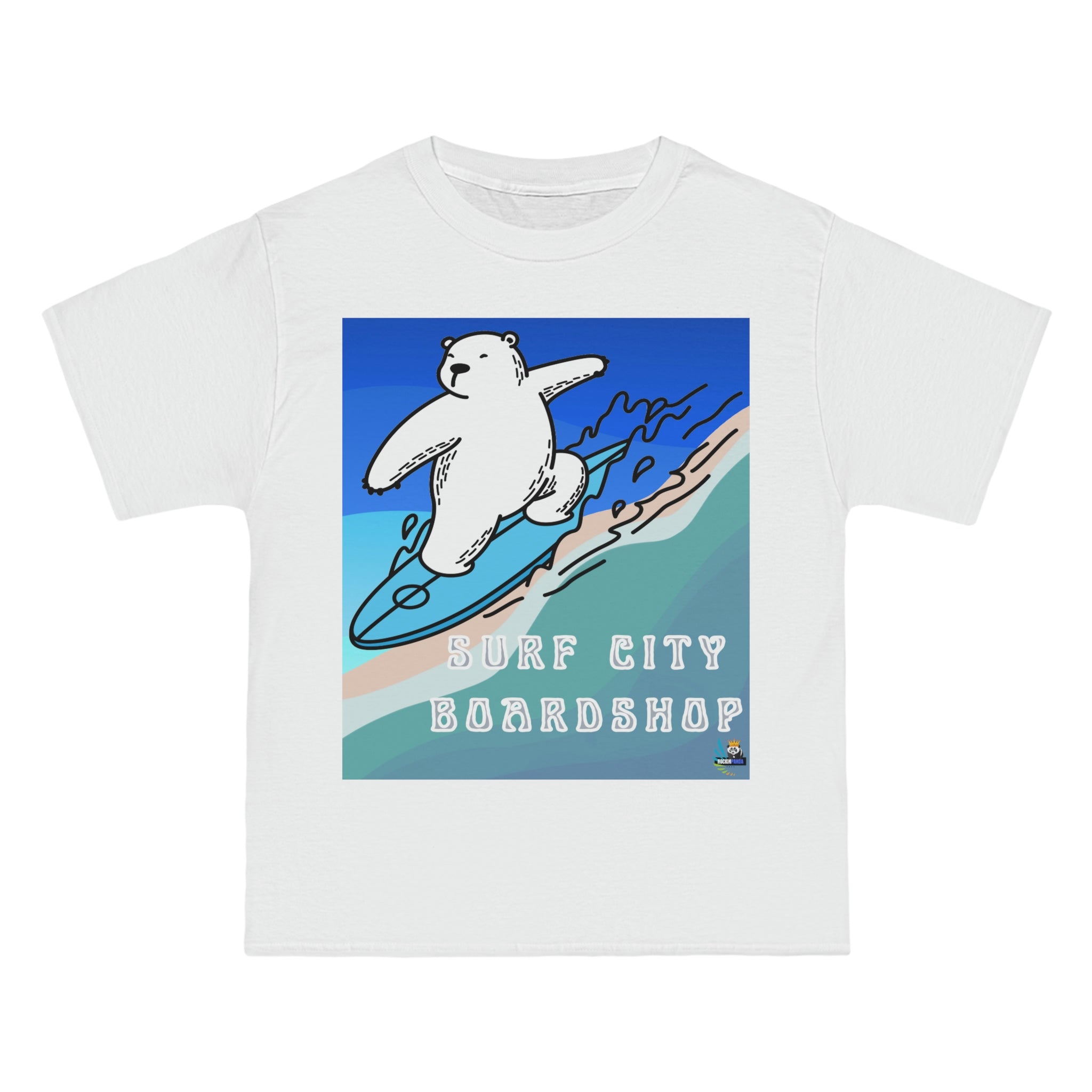 Surf City Boardshop Polar Bear Mascot Heavyweight Tee