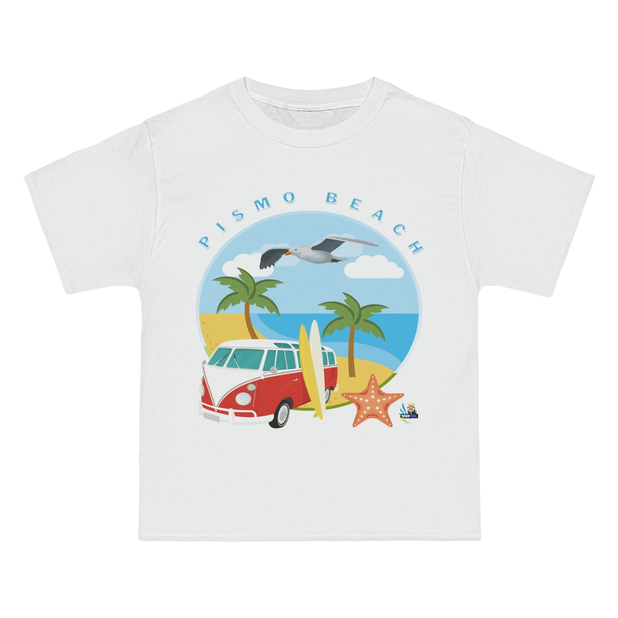 Surf Pismo Beach California Heavyweight Tee