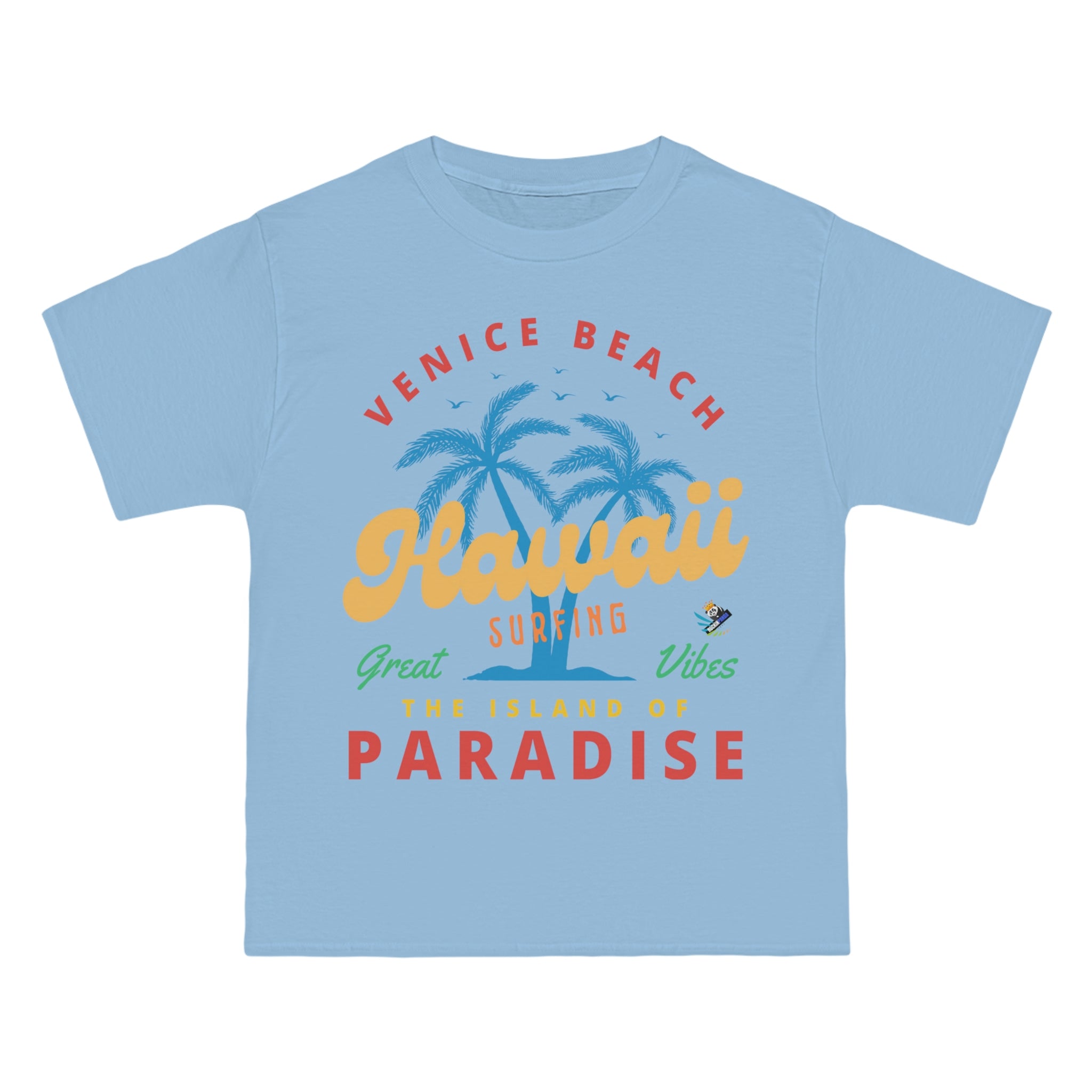 Waikiki Hawaii Surfing Heavyweight Tee