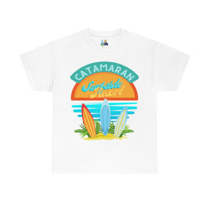 catamaran surfside resort heavyweight tee