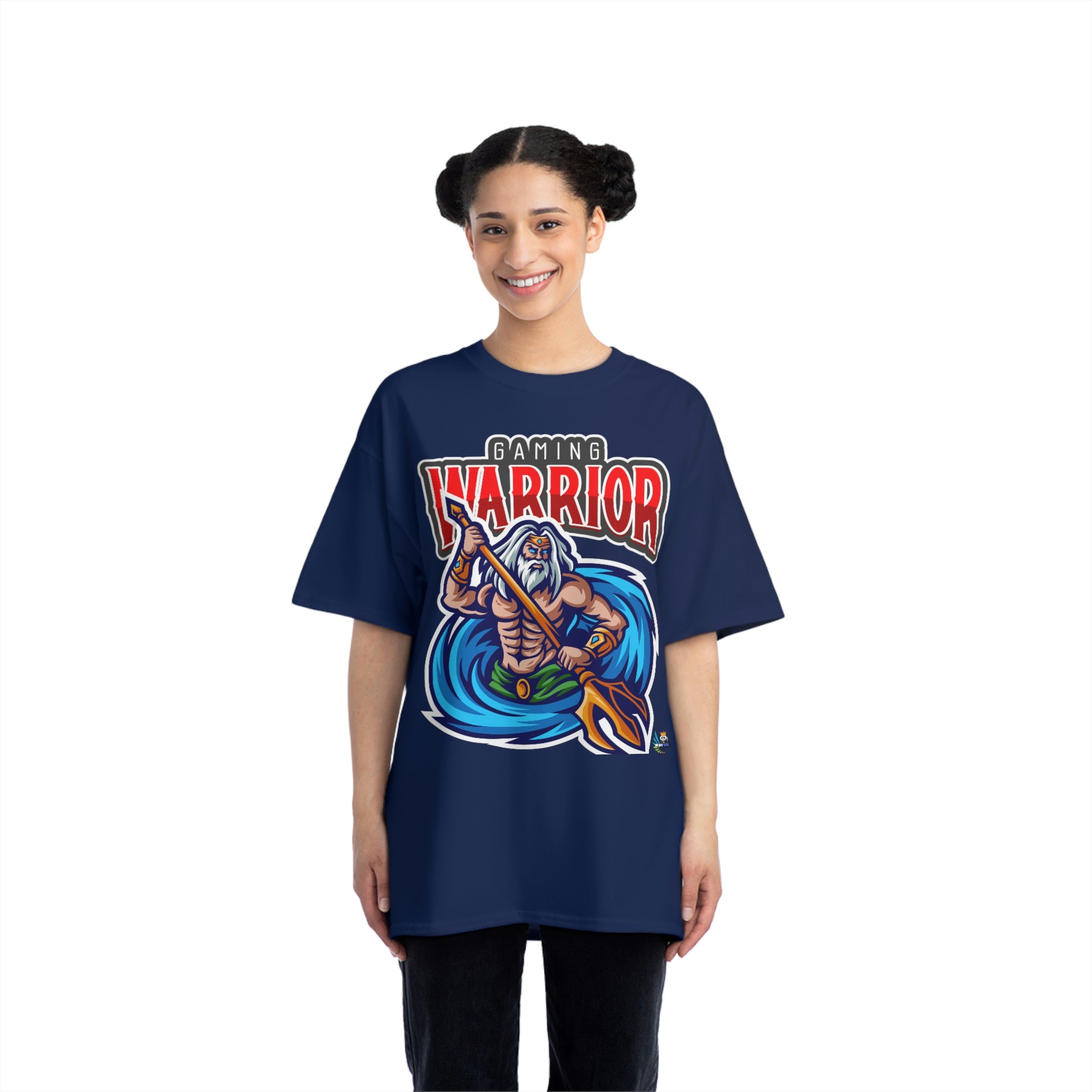 Gaming Warrior God of the Sea Heavyweight Unisex Gaming Tee