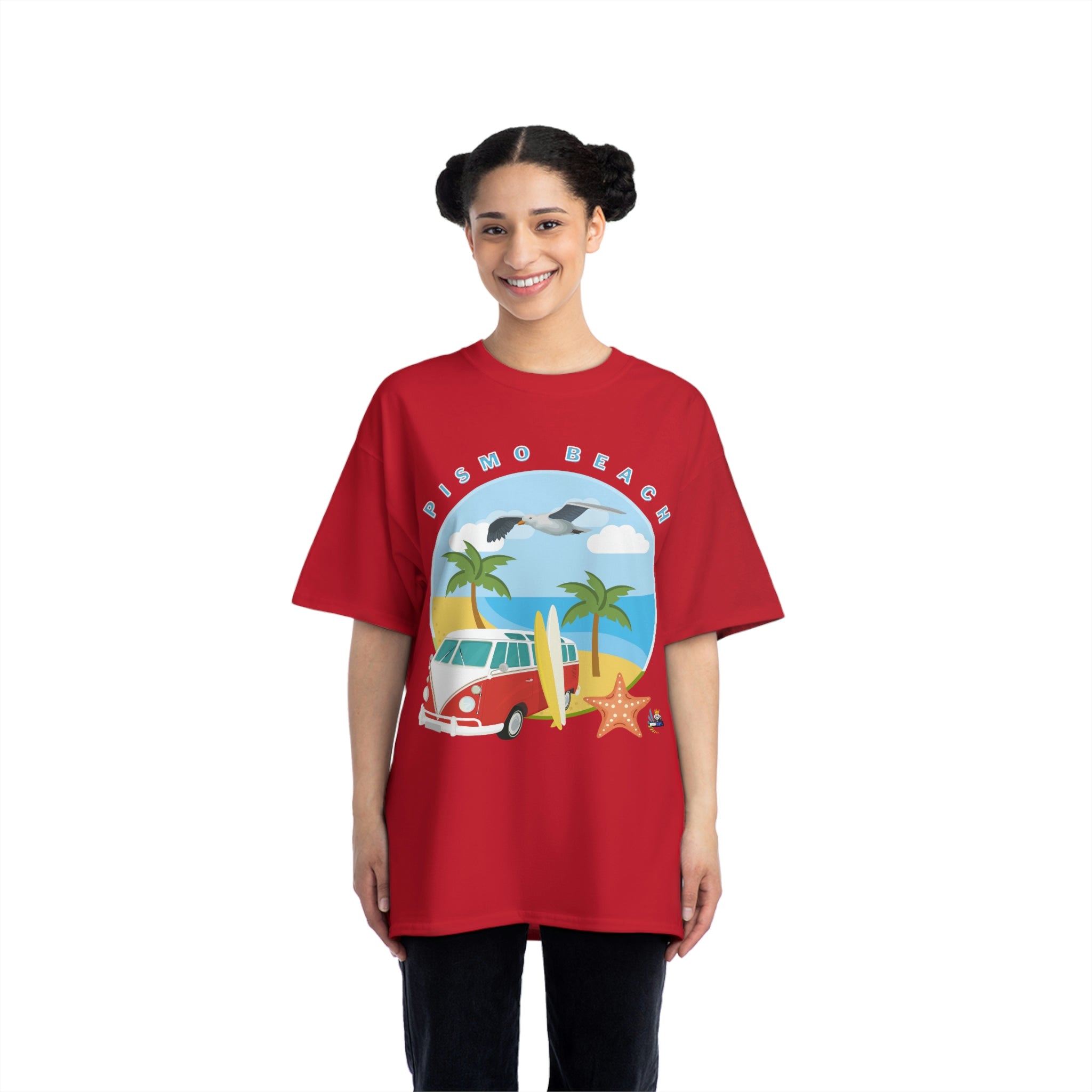 Surf Pismo Beach California Heavyweight Tee