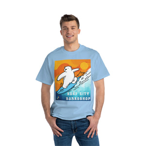 Surf City Boardshop Polar Bear Mascot Sunset Edition Heavyweight Tee