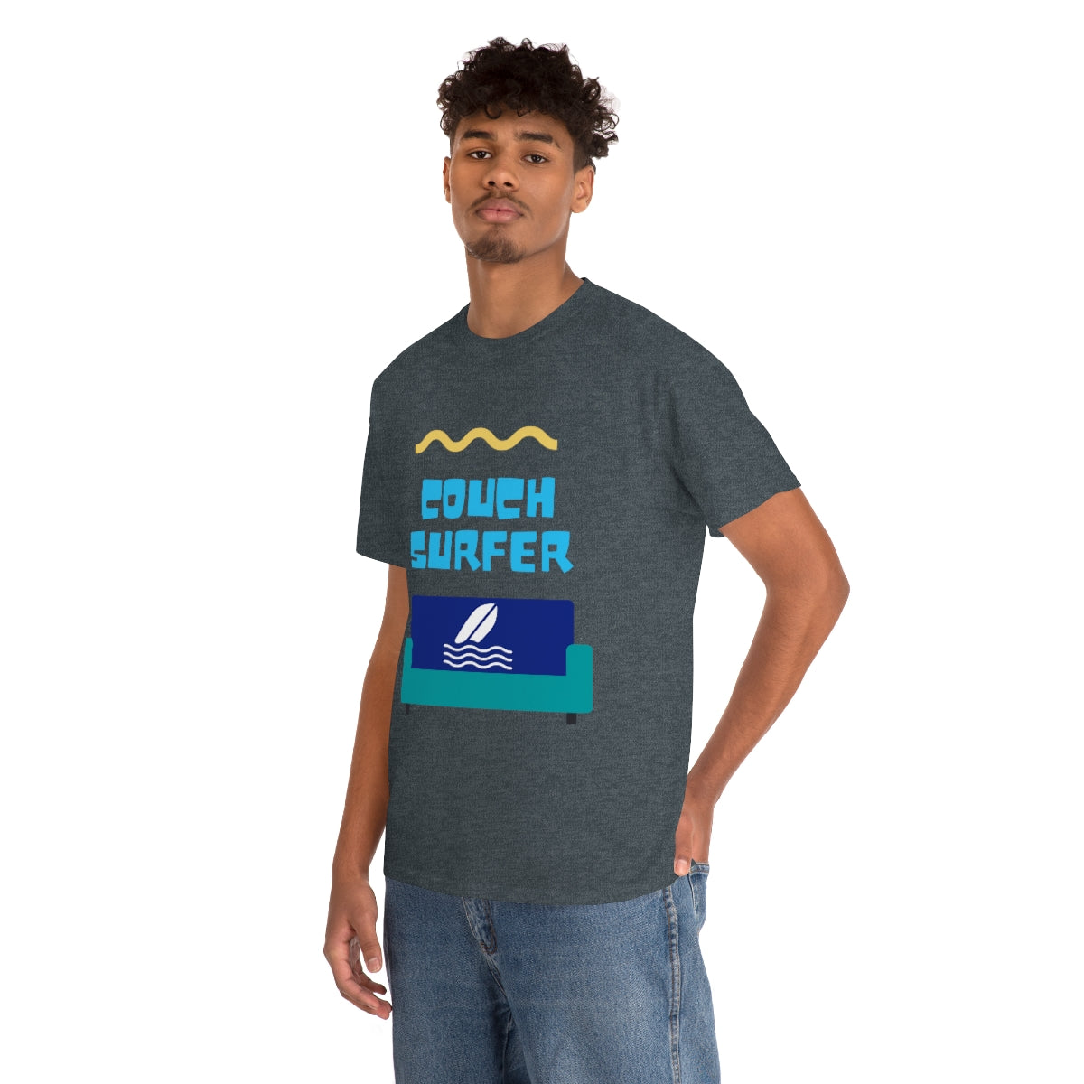 couch surfer heavyweight tee