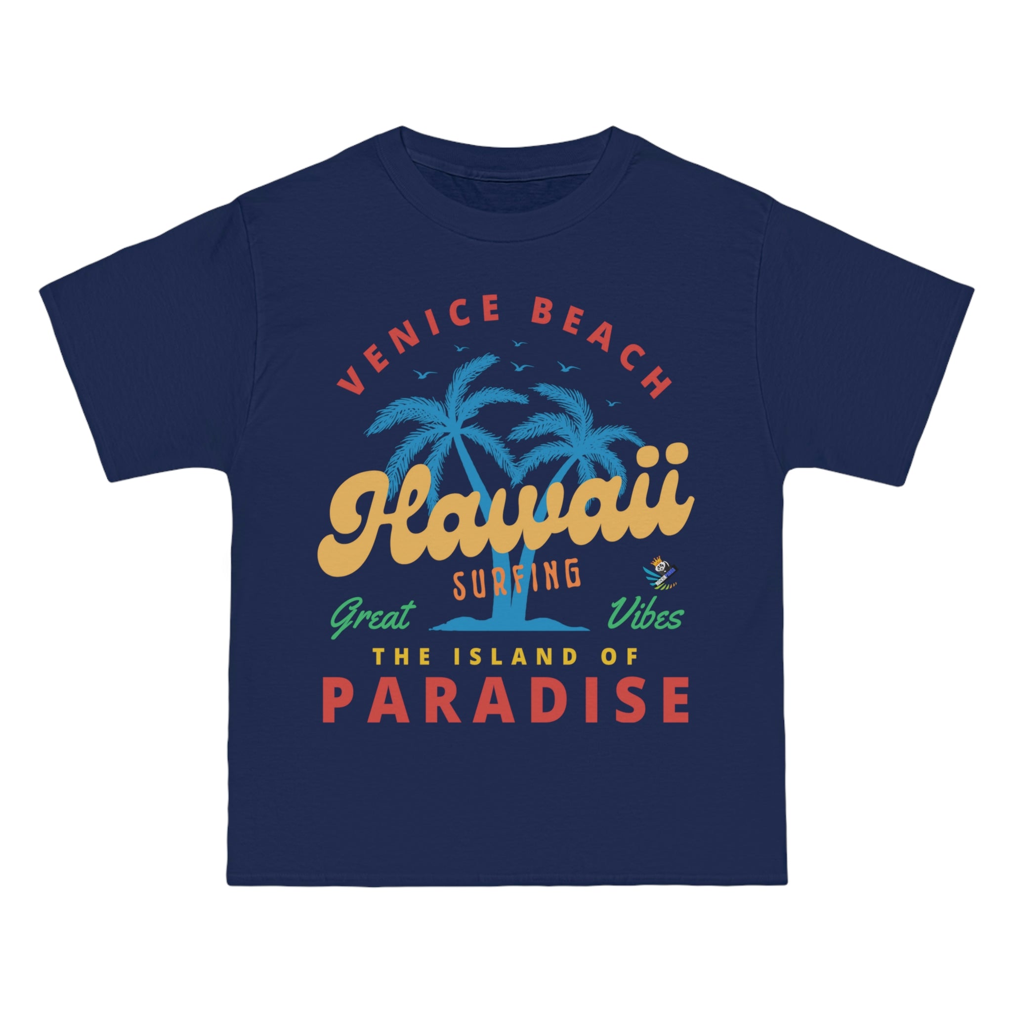 Waikiki Hawaii Surfing Heavyweight Tee