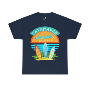 catamaran surfside resort heavyweight tee