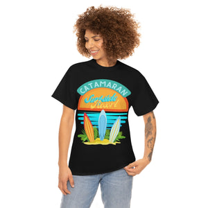 catamaran surfside resort heavyweight tee