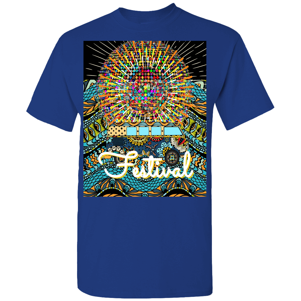 festival wanderlust - black edition tee