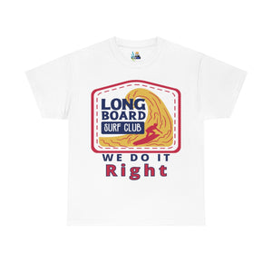 long board surf club heavyweight tee