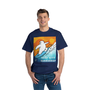 Surf City Boardshop Polar Bear Mascot Sunset Edition Heavyweight Tee