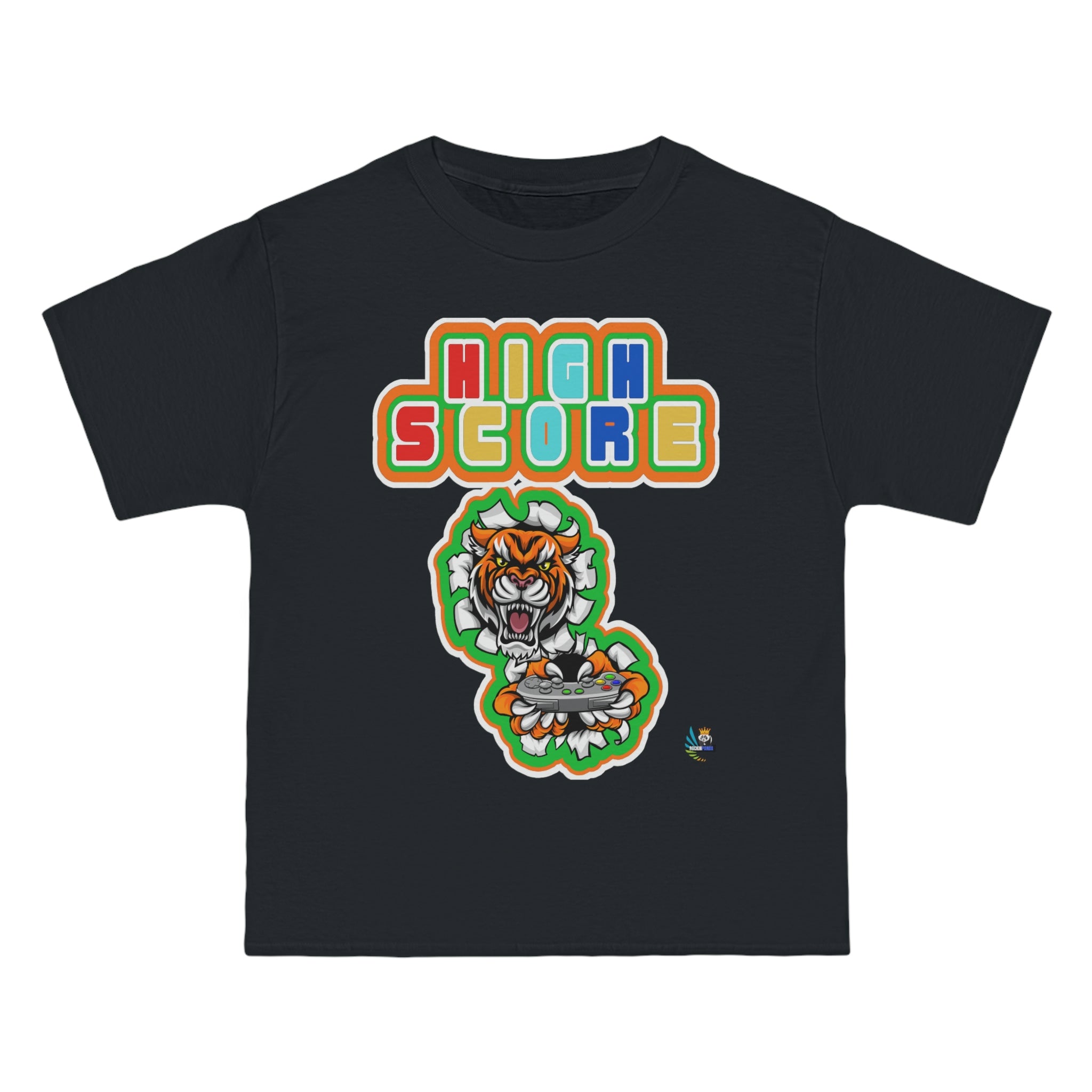 High Score Tiger Edition Heavyweight Unisex Gaming Tee