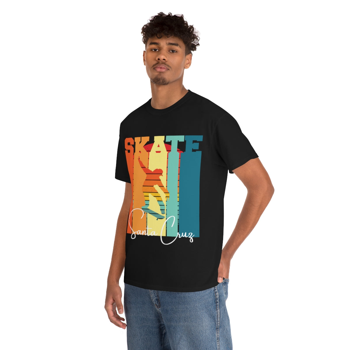 skate santa cruz heavyweight tee