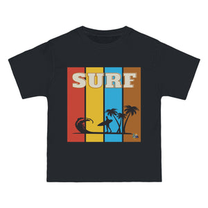 surf is life palm tree edition heavyweight tee