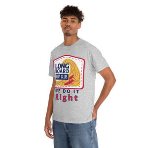 long board surf club heavyweight tee