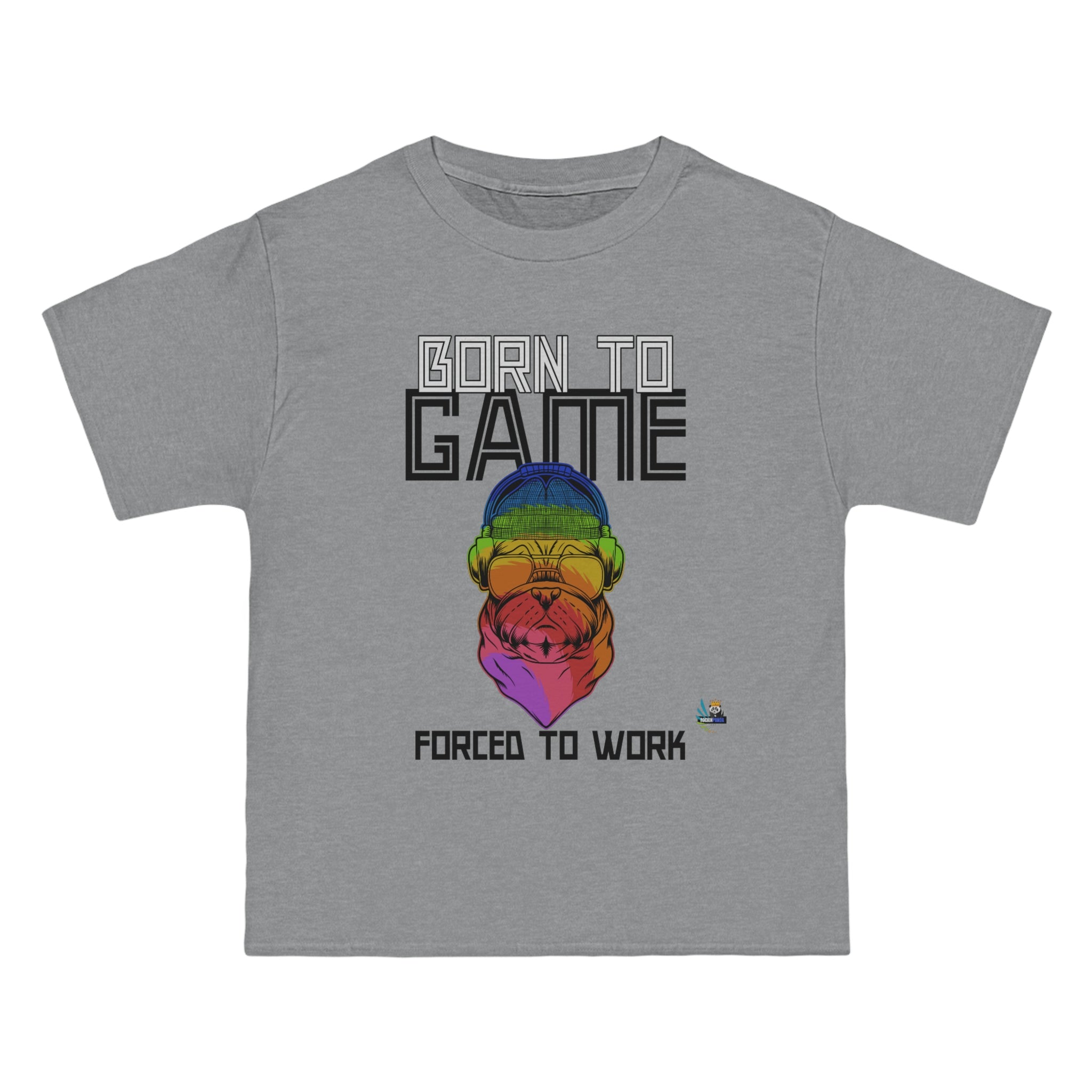 Born to Game Bulldog Edition Heavyweight Unisex Gaming Tee