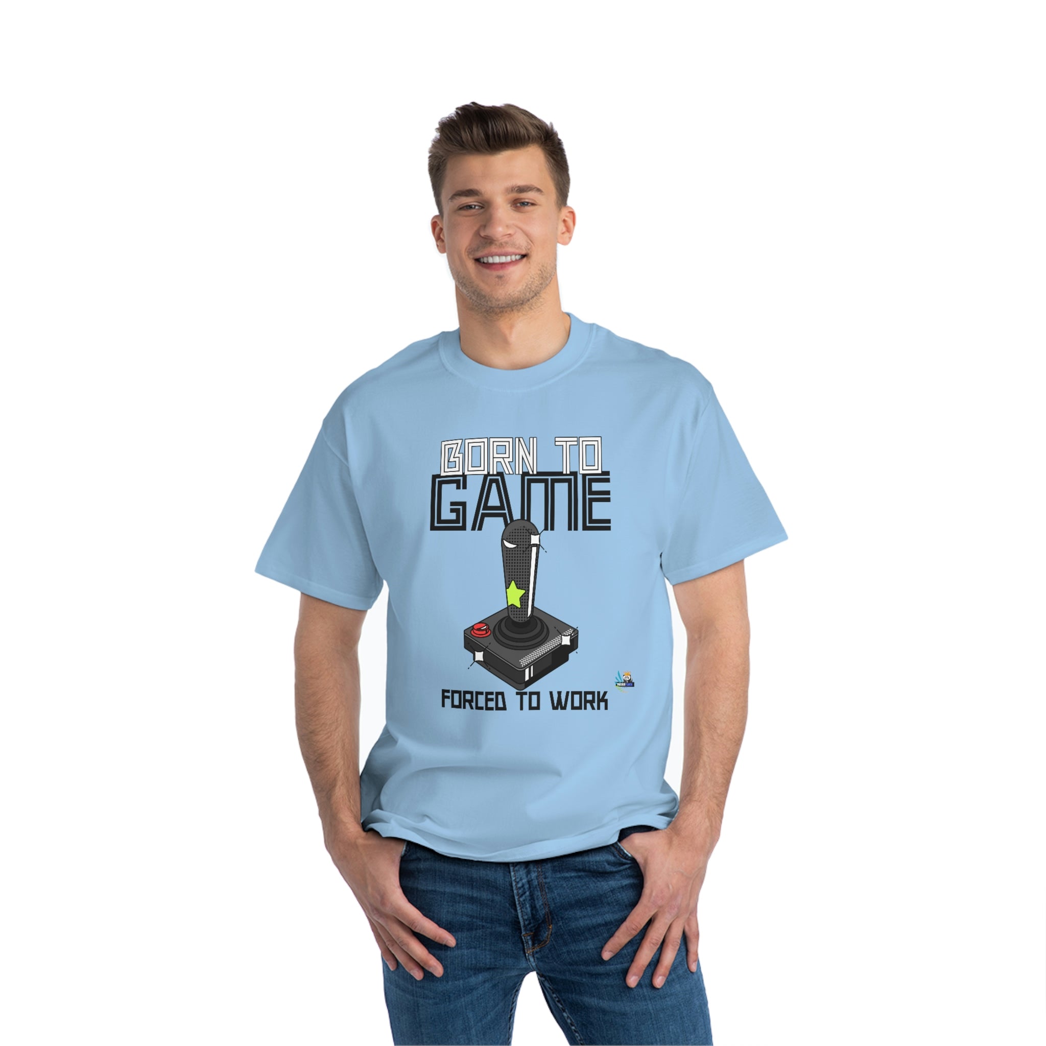 Born to Game Joystick Edition Heavyweight Unisex Gaming Tee