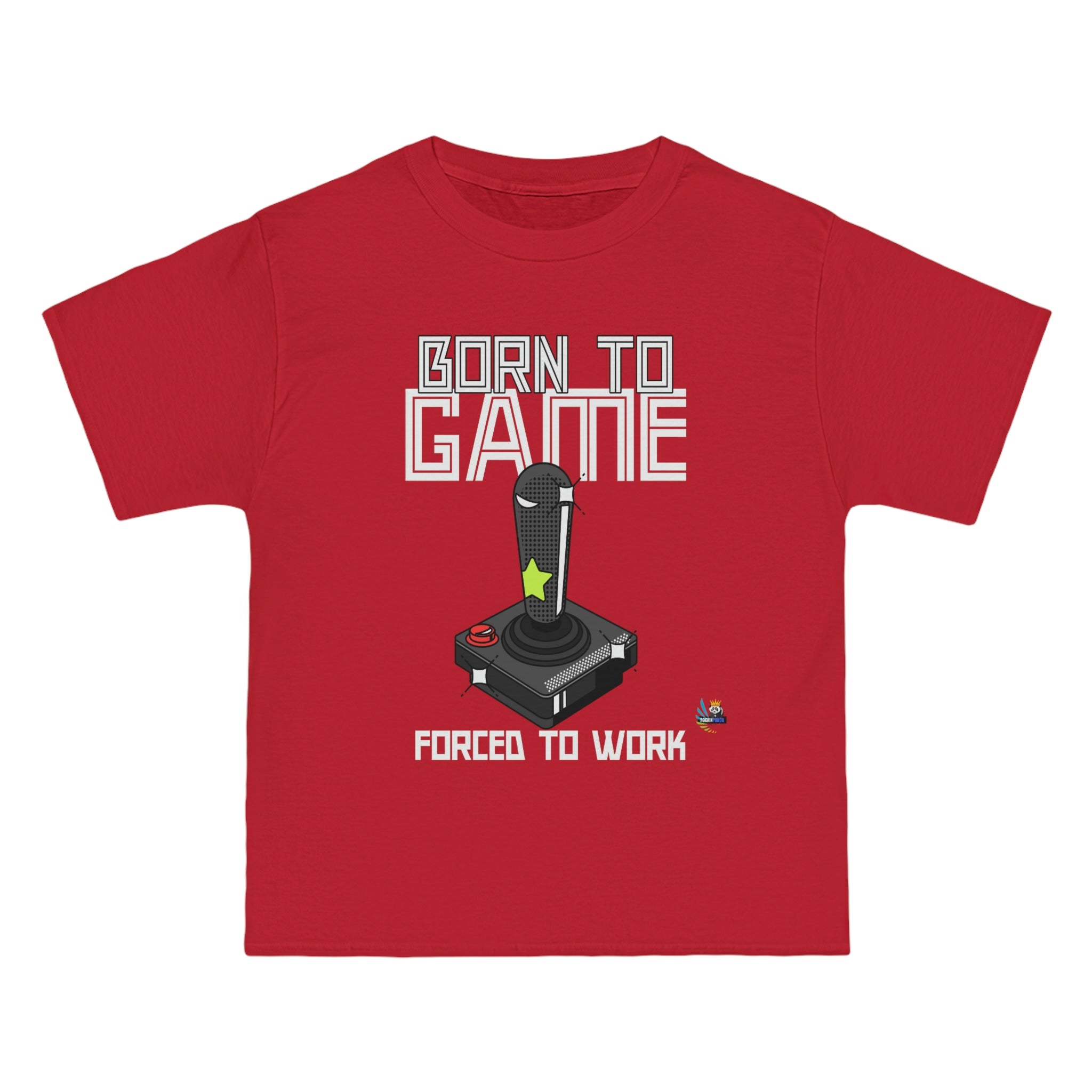 Born to Game Joystick Edition Heavyweight Unisex Gaming Tee