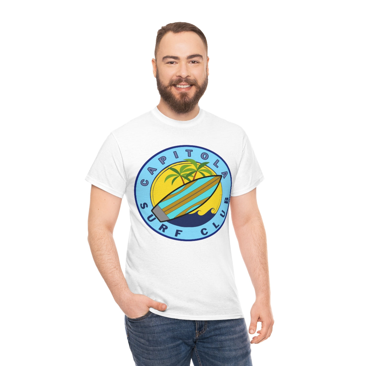 capitola surf club heavyweight tee