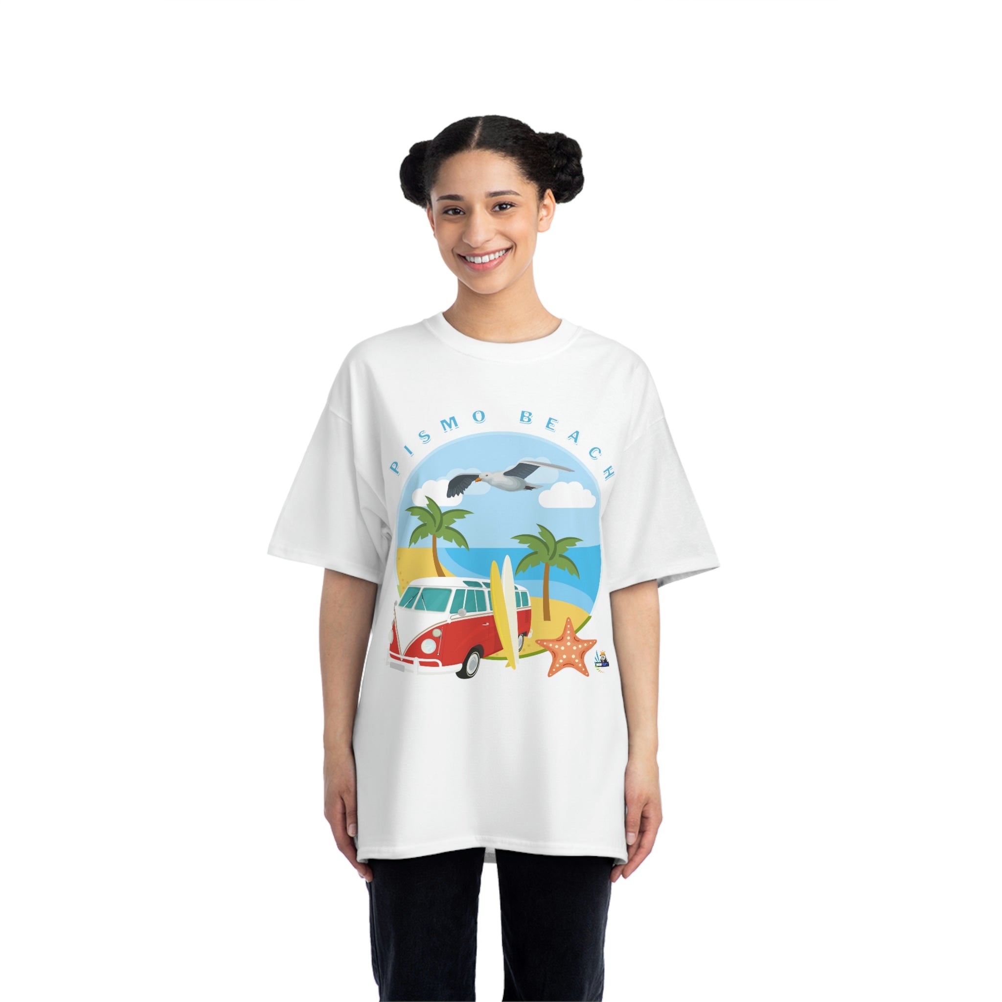 Surf Pismo Beach California Heavyweight Tee