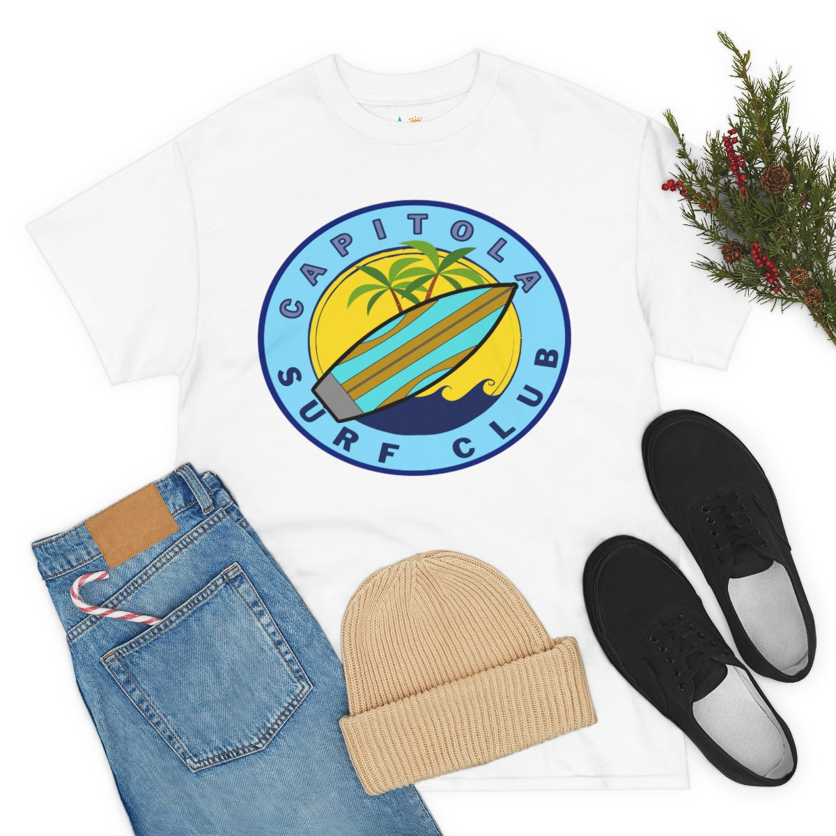 capitola surf club heavyweight tee