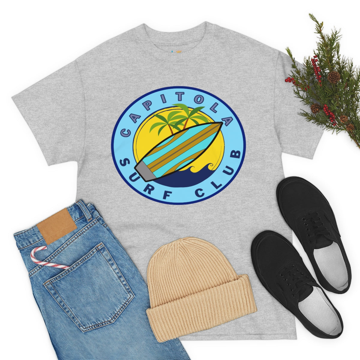 capitola surf club heavyweight tee