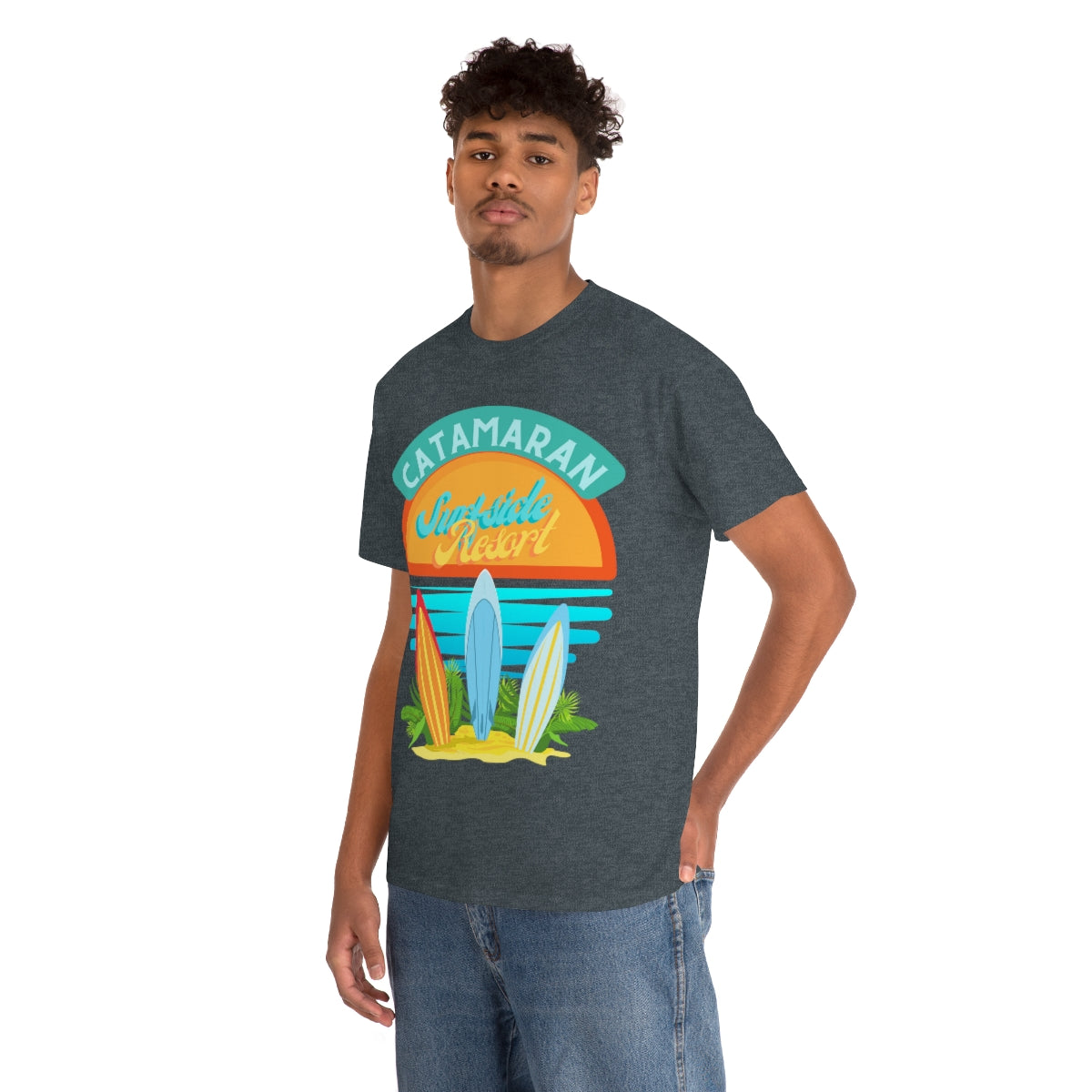 catamaran surfside resort heavyweight tee