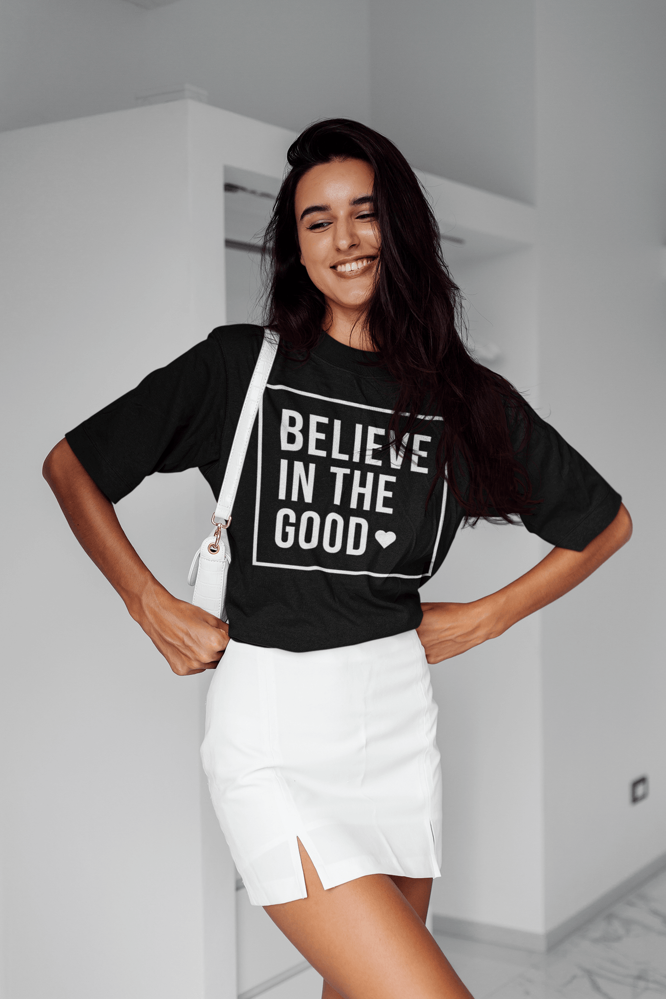 believe in the good softstyle tee