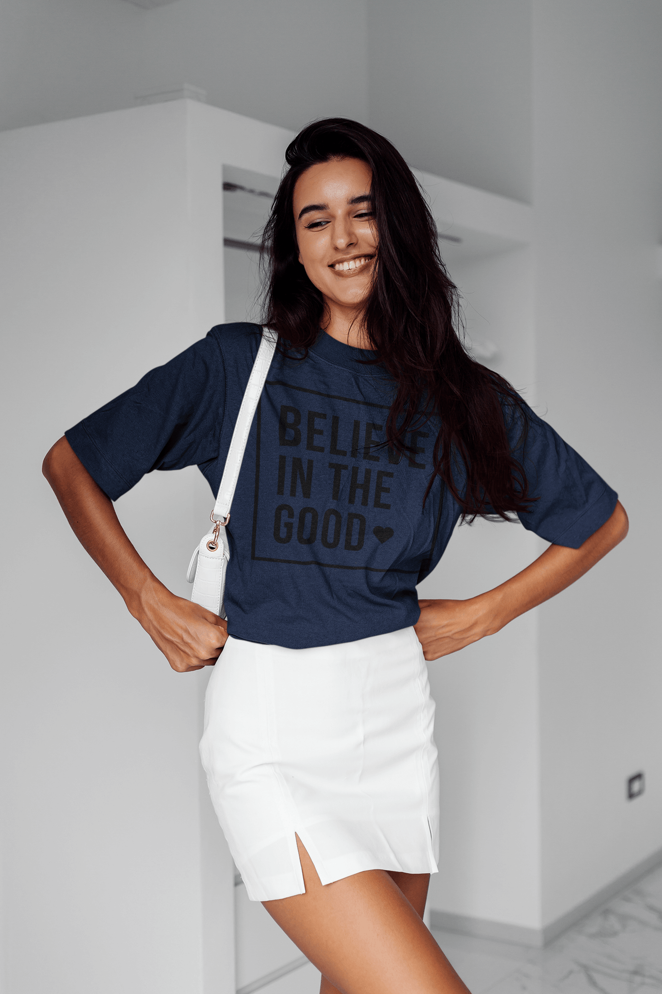 believe in the good softstyle tee