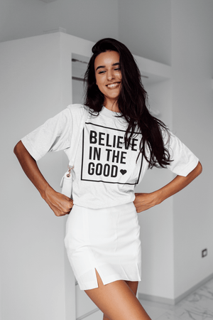 believe in the good softstyle tee