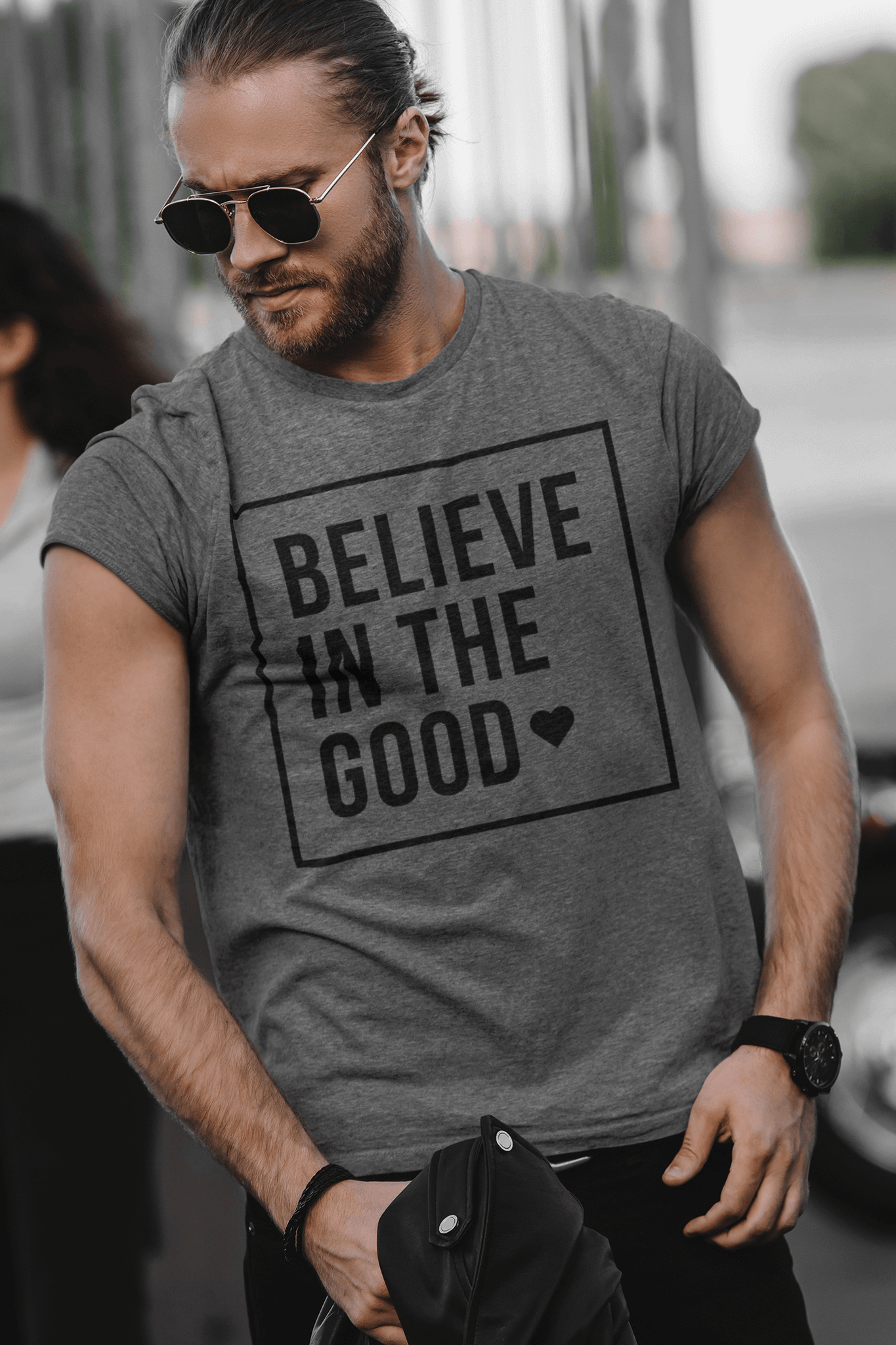 believe in the good softstyle tee