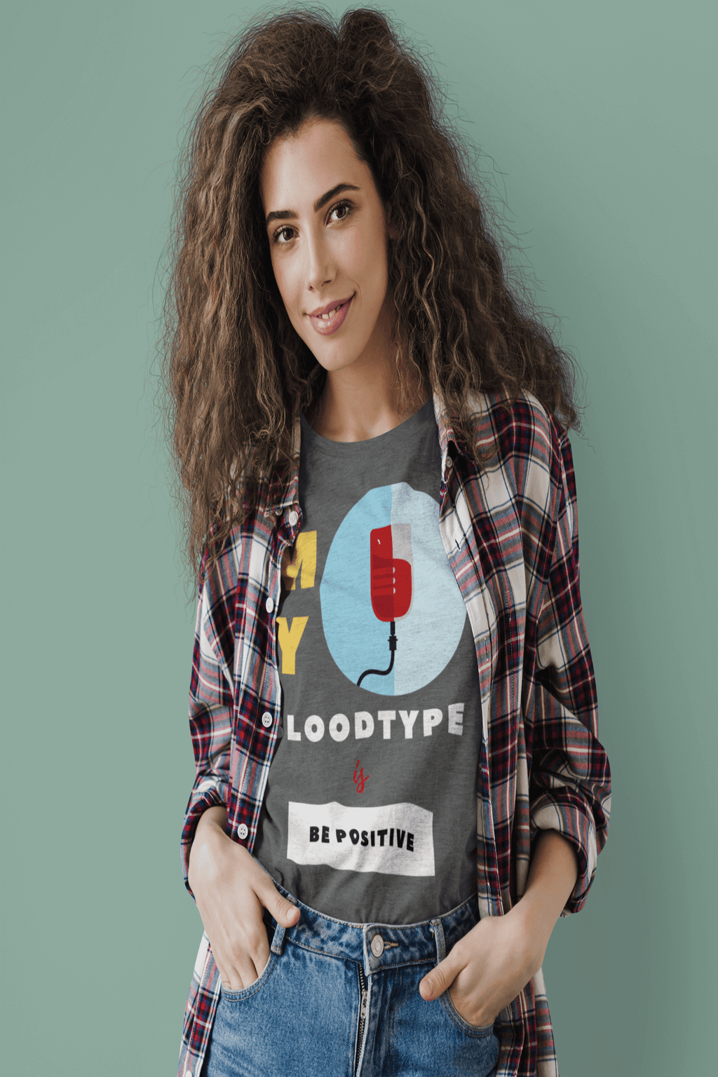 be positive blood type softstyle tee