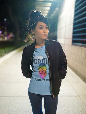 Born to Game Bulldog Edition Heavyweight Unisex Gaming Tee