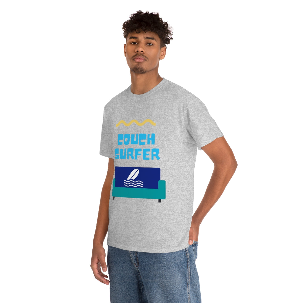 couch surfer heavyweight tee