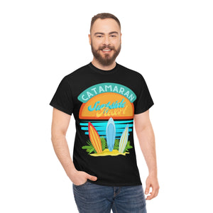 catamaran surfside resort heavyweight tee