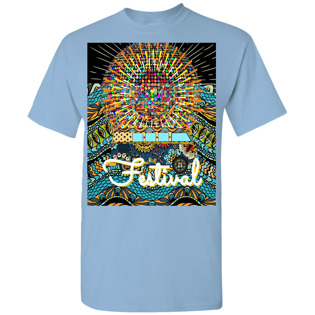 festival wanderlust - black edition tee