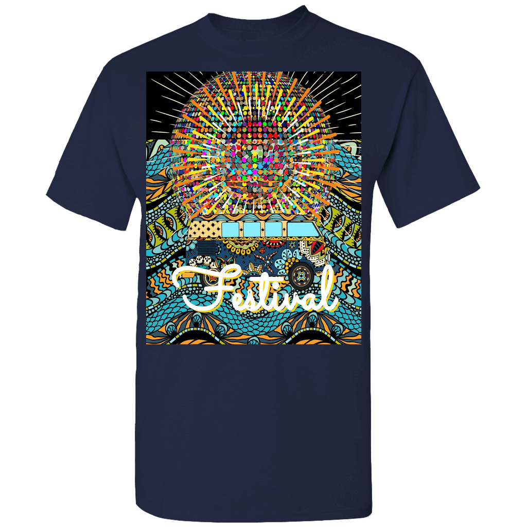 festival wanderlust - black edition tee