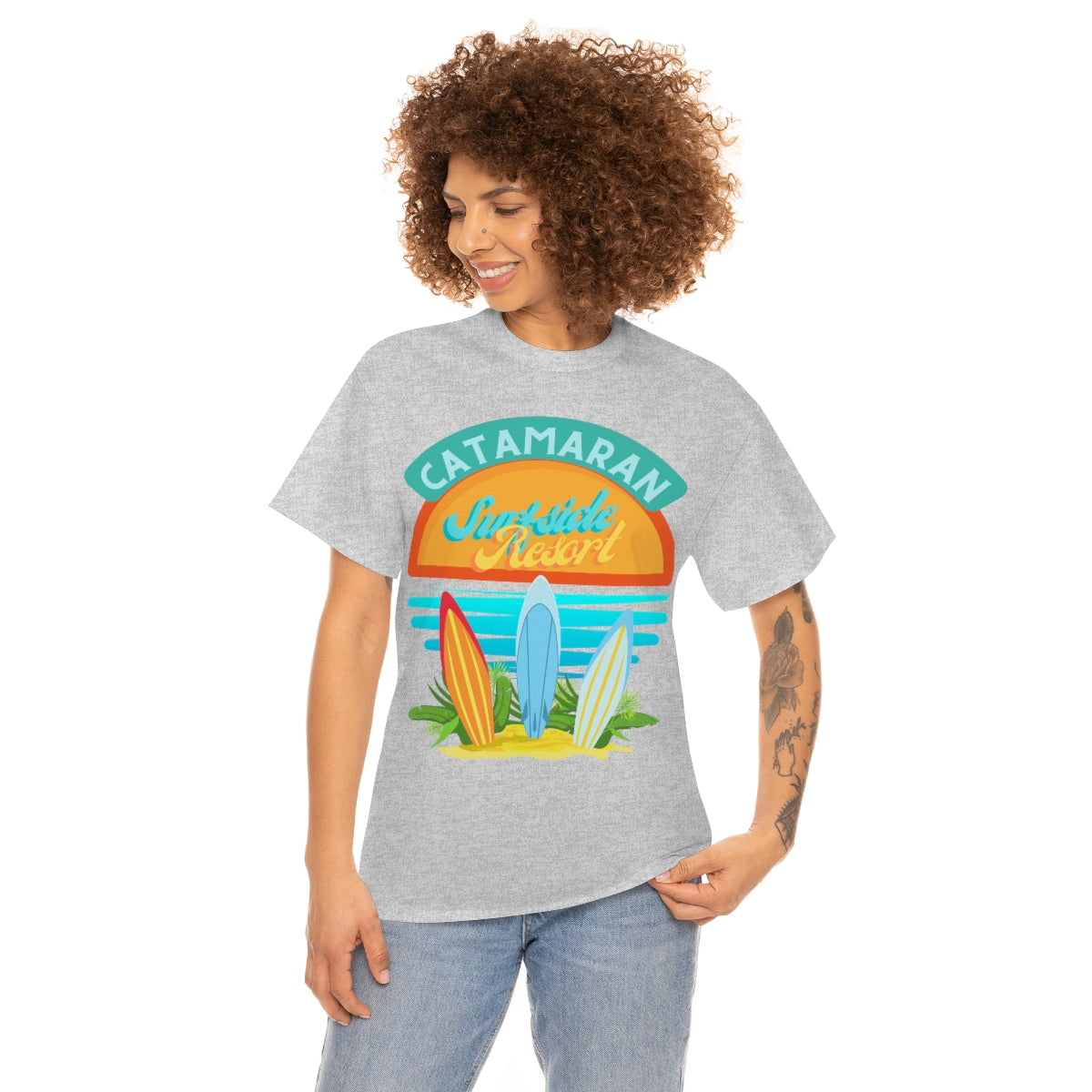 catamaran surfside resort heavyweight tee