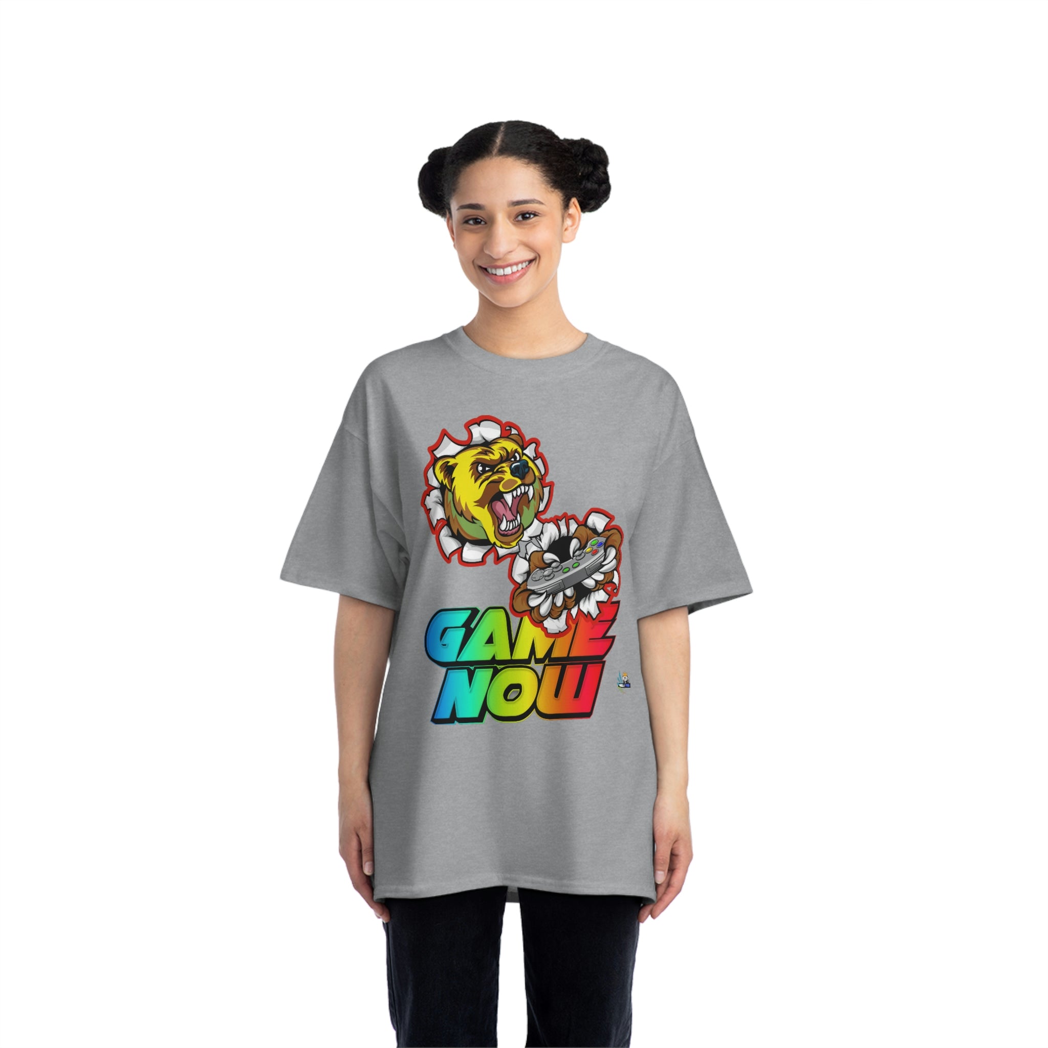 Game on NOW Bear-y Edition Heavyweight Unisex Gaming Tee