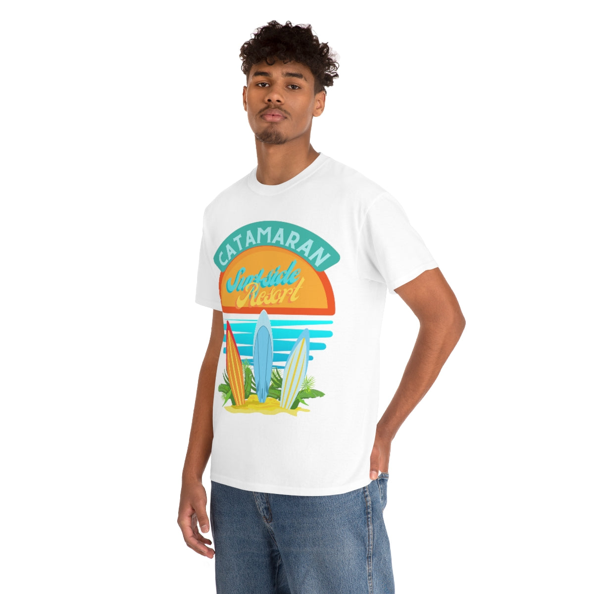 catamaran surfside resort heavyweight tee