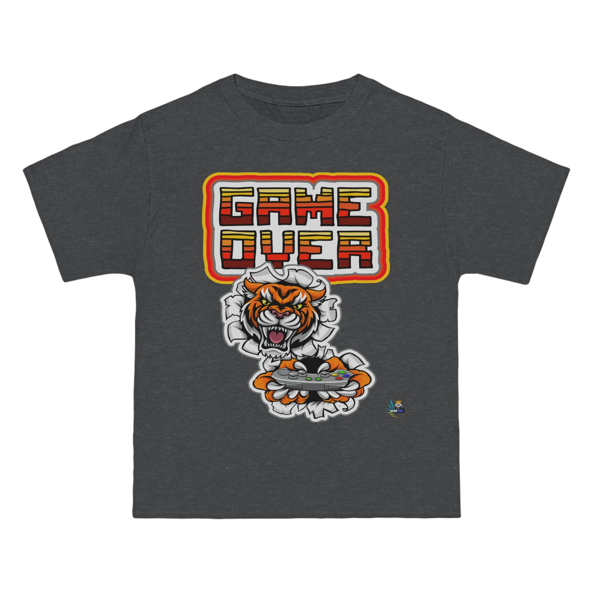 Game Over Tiger Edition Heavyweight Unisex Gaming Tee