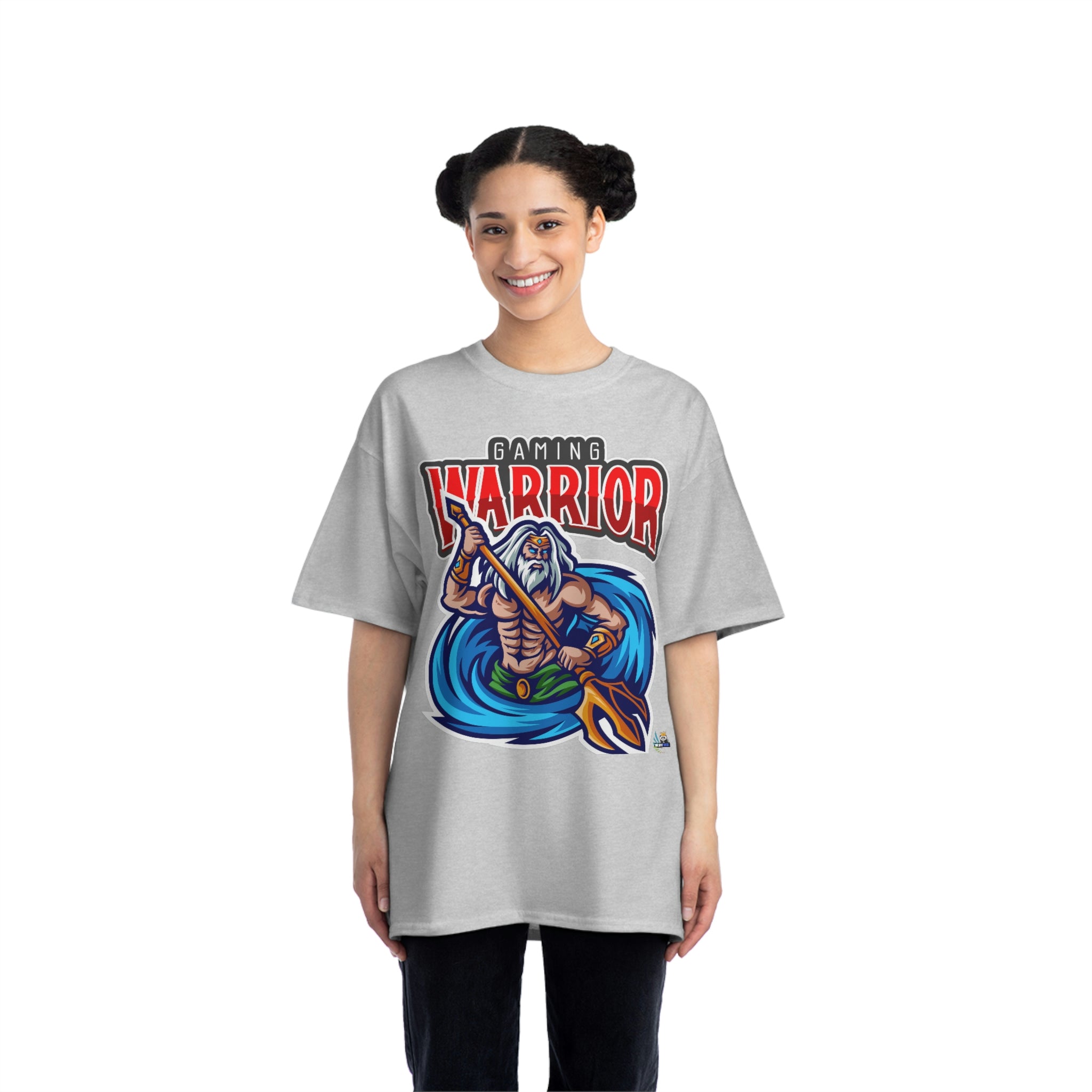 Gaming Warrior God of the Sea Heavyweight Unisex Gaming Tee