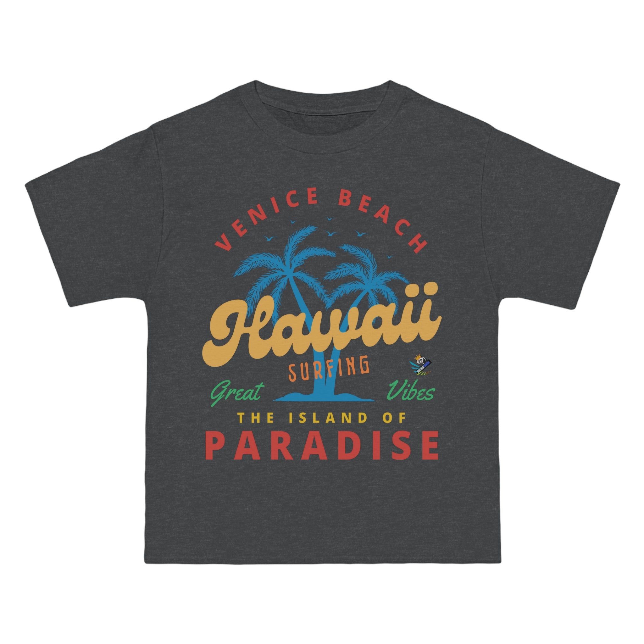 Waikiki Hawaii Surfing Heavyweight Tee