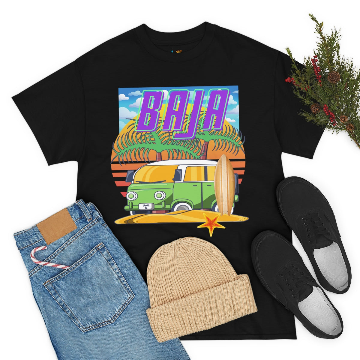 surf baja heavyweight tee