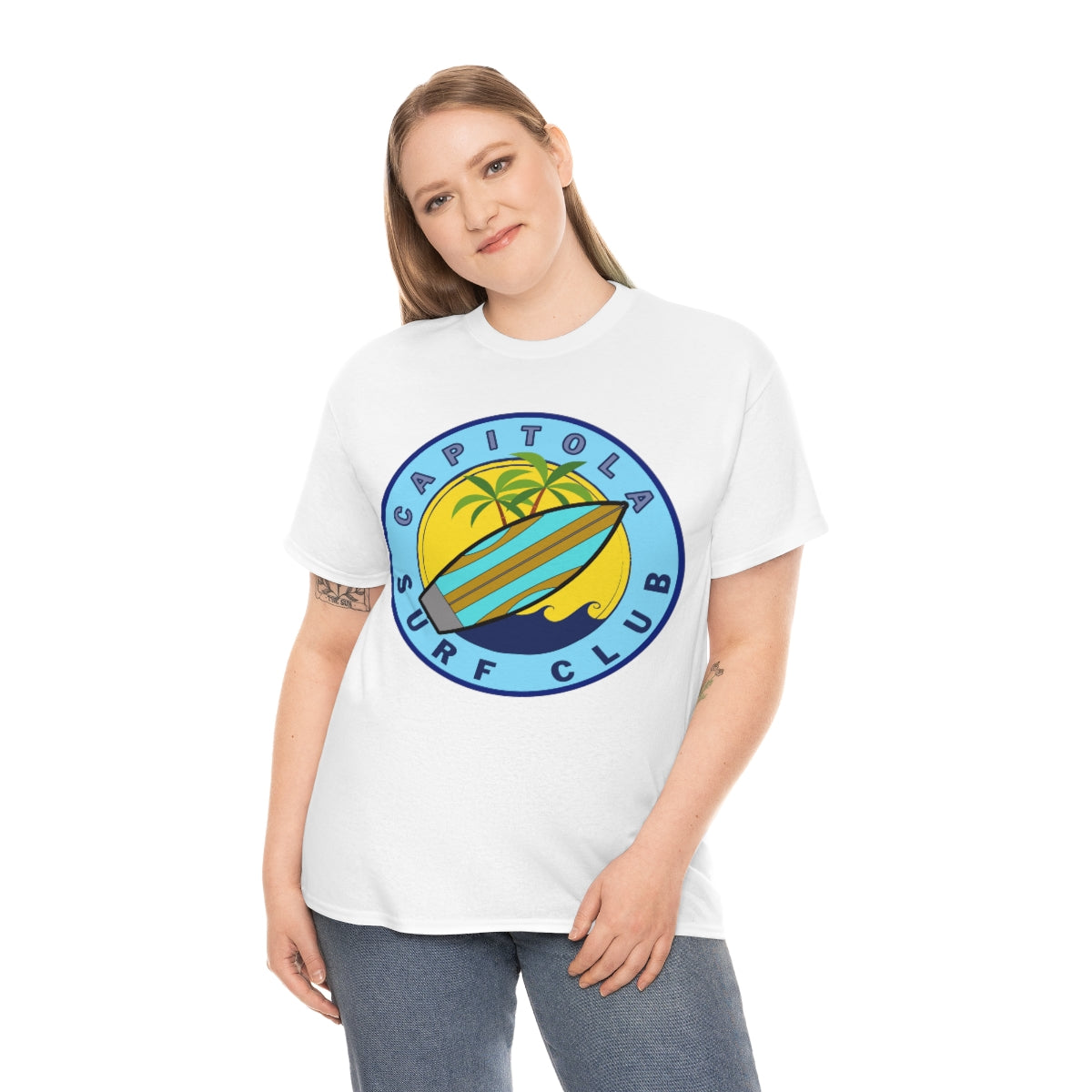 capitola surf club heavyweight tee